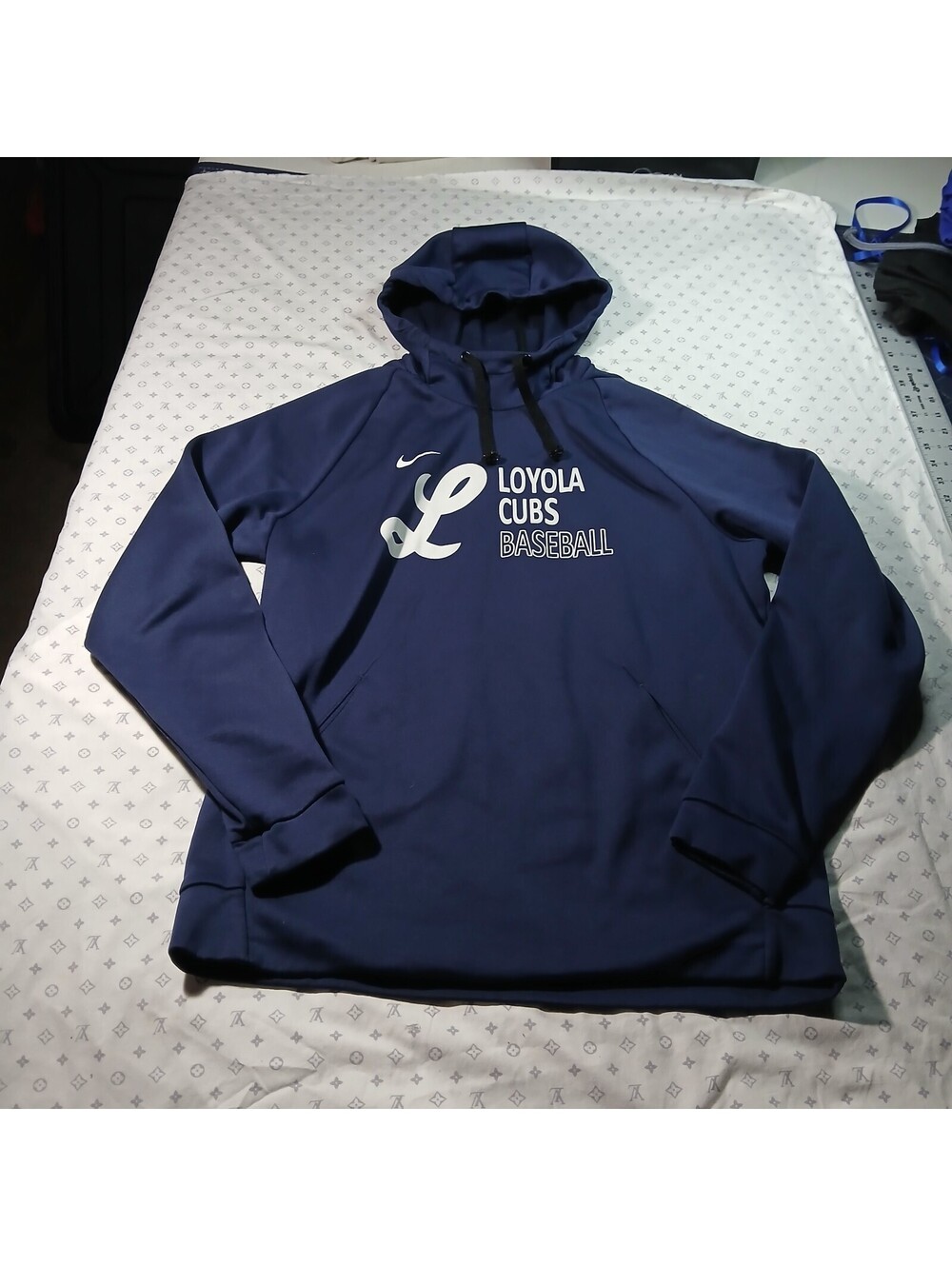 Nike Dri-FIT Loyola Cubs Baseball Blue Hoodie Pullover Sweatshirt